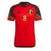 Belgien Youri Tielemans #8 Fußballbekleidung Heimtrikot WM 2022 Kurzarm